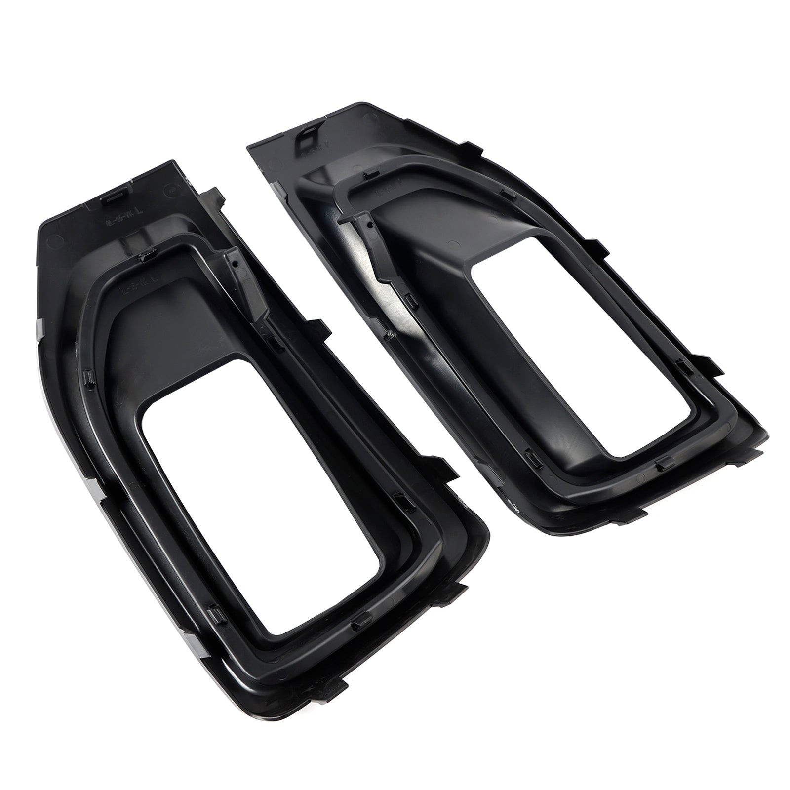 2015-2018 Yukon XL (submodel: Denali, SLE, SLT) Fog Light Lamp Cover Gloss Black Trim Pair 22936426
