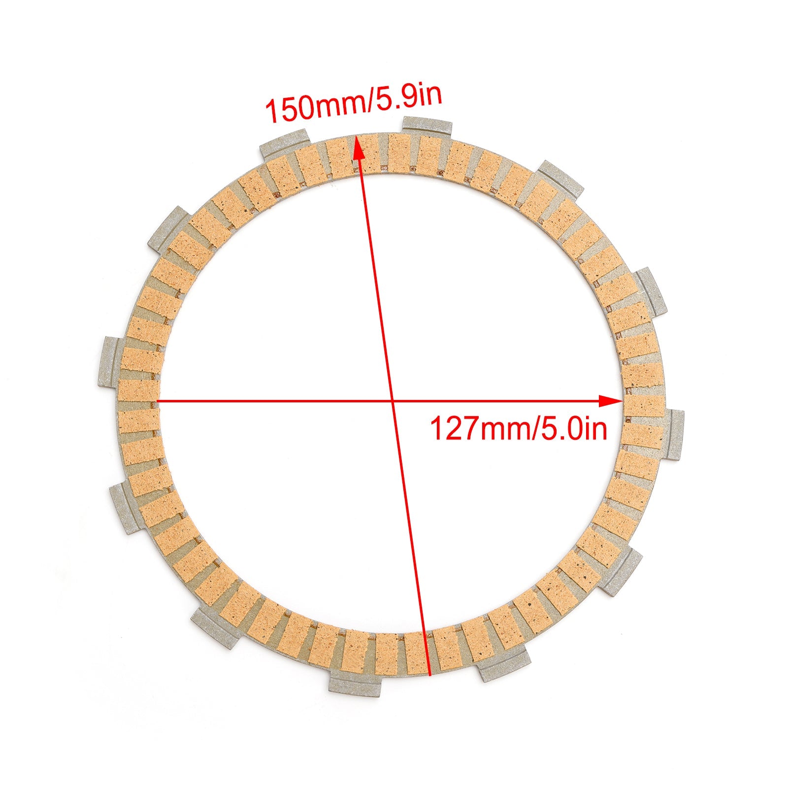 Clutch Friction Plate Kit fit for Suzuki AN650 Burgman 650 2003-2016 21441-24F00