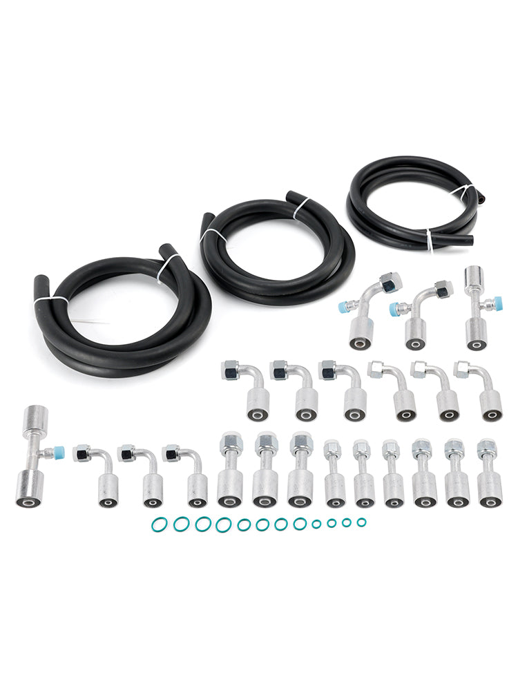 AC.121.001 Universal #6#8#10 A/C Hose Fitting 6.5ft For Custom Air Conditioning