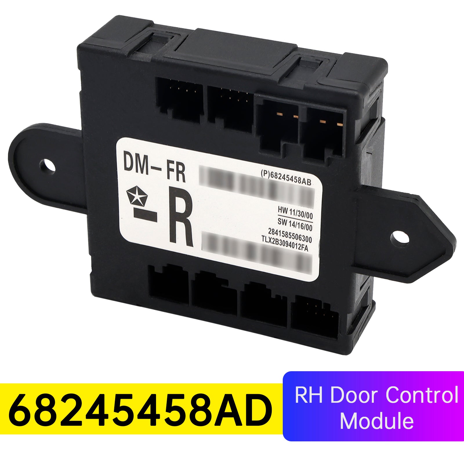 2014 Ram 1500, 2500 RH Door Control Module 68245458AD 68245458AC