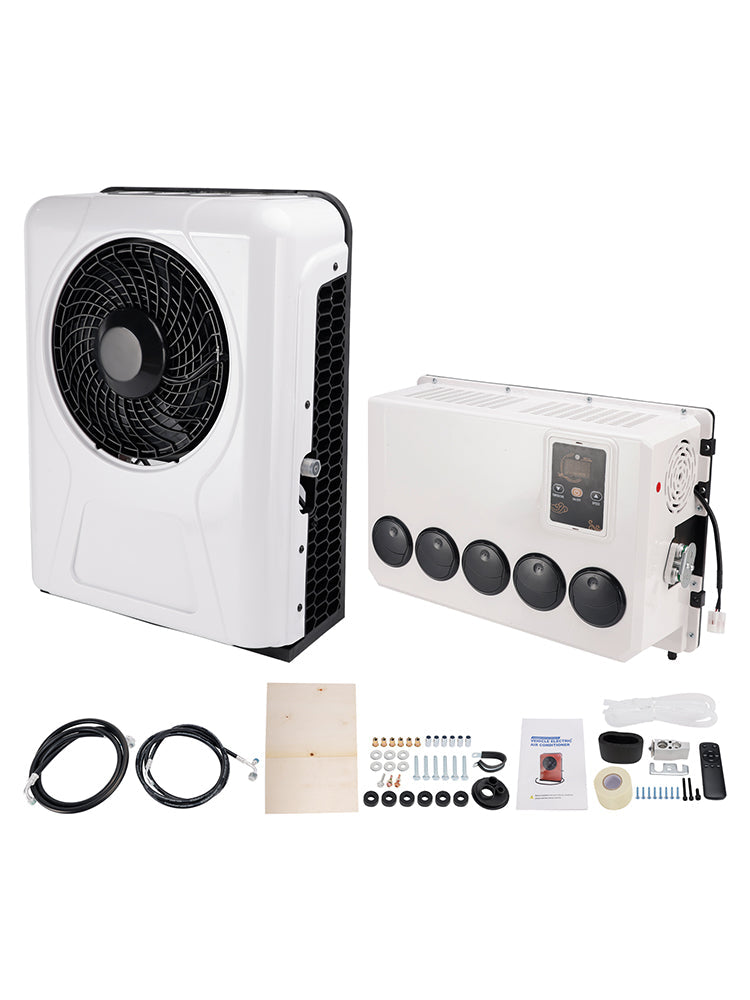 DC 24V RV Air Conditioner 13000btu Truck Split AC For Camping Trucks RVs Trailer