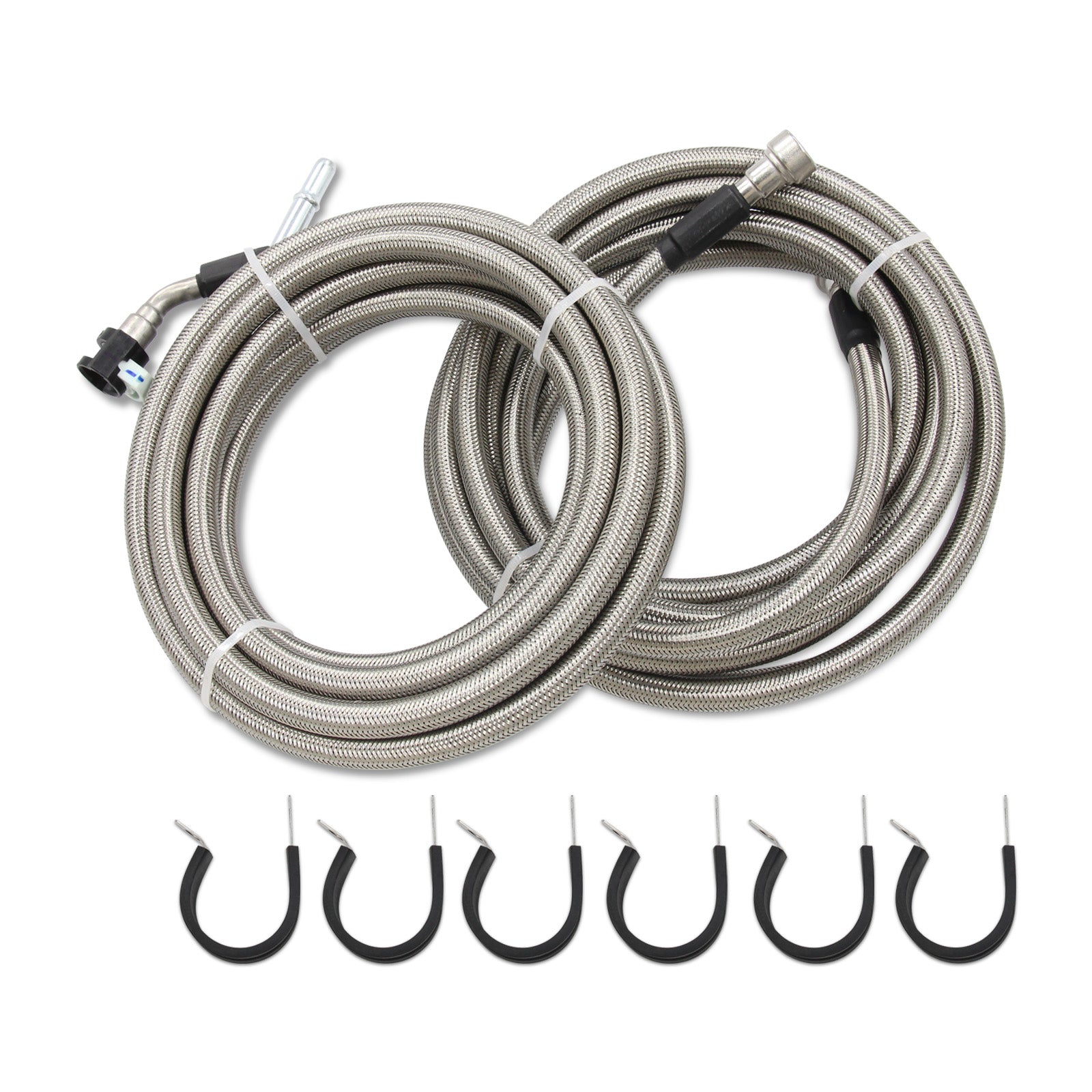 2005-2010 Chevy Cobalt, 2.2L l4 GAS, Stainless Steel Braided Fuel Line Kit Quick Fix QFF0015SS
