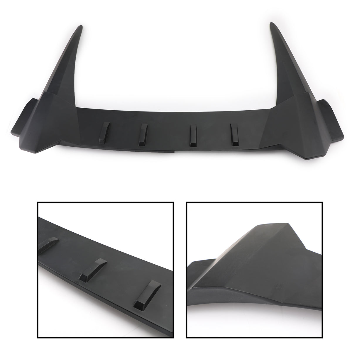 R style Rear Roof Cover Spoiler Wing Diffuser Fit 16-21 HONDA CIVIC 10th Sedan