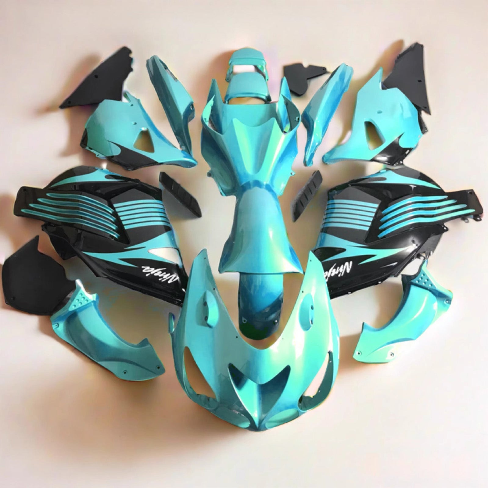 Injection Fairing Kit Bodywork fit For Kawasaki ZX14R ZZR1400 2006-2011