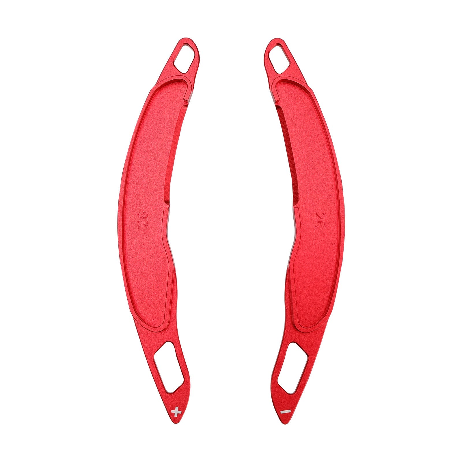 Steering Wheel Paddle Shifter For Mitsubishi ASX 2013-15 Aluminium Red