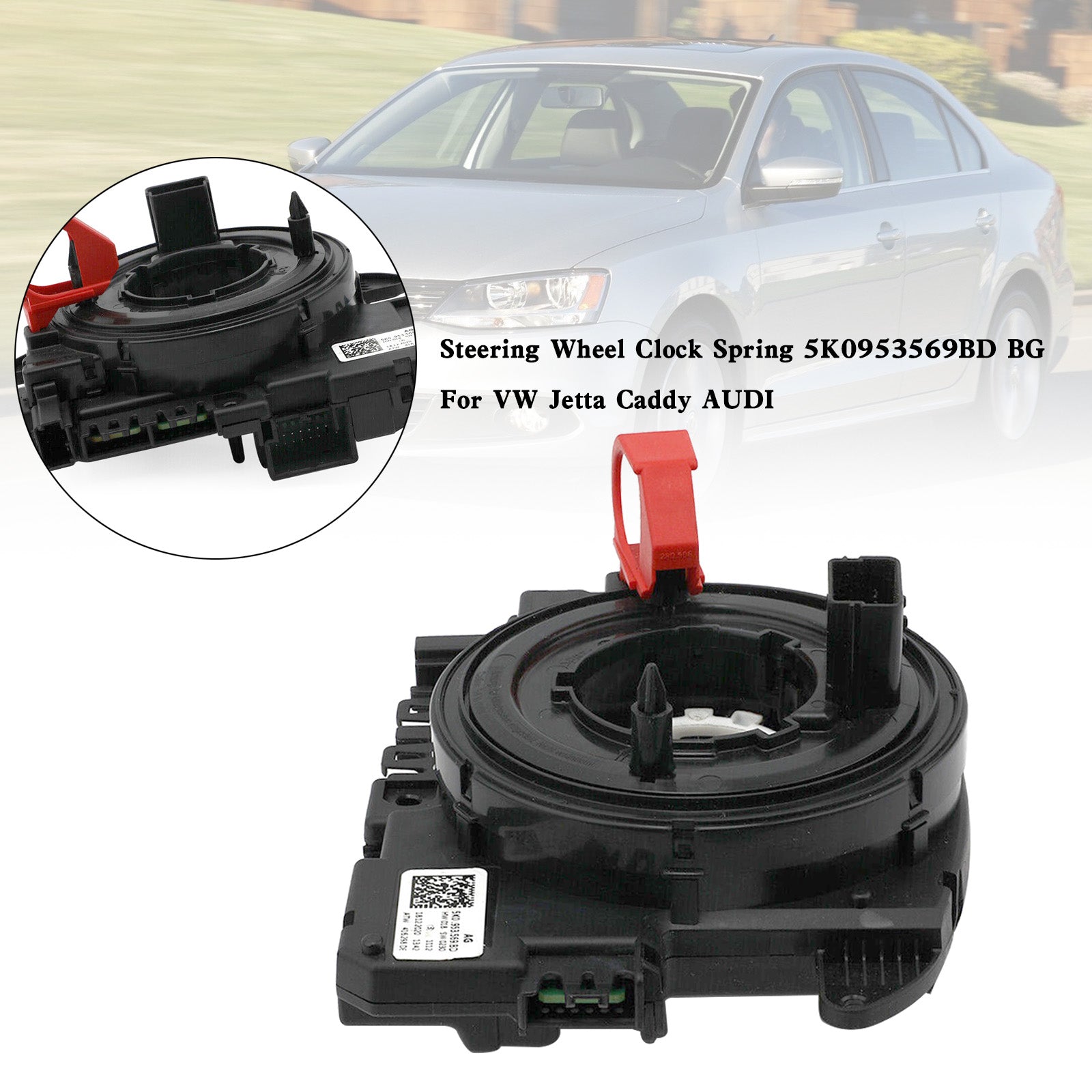 5K0953569BD Steering Wheel Clock Spring For VW Jetta Caddy AUDI