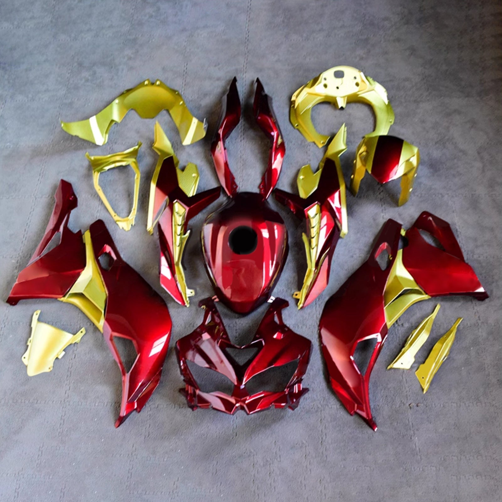 2019-2025 Kawasaki Ninja ZX-25R Amotopart Injection Fairing Kit Bodywork ABS #104
