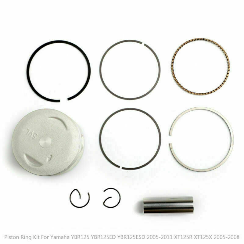 2011 Yamaha YBR125 YBR125ESD Piston Ring Kit 5VL-E1631-00 5VL-E1631-10 Generic