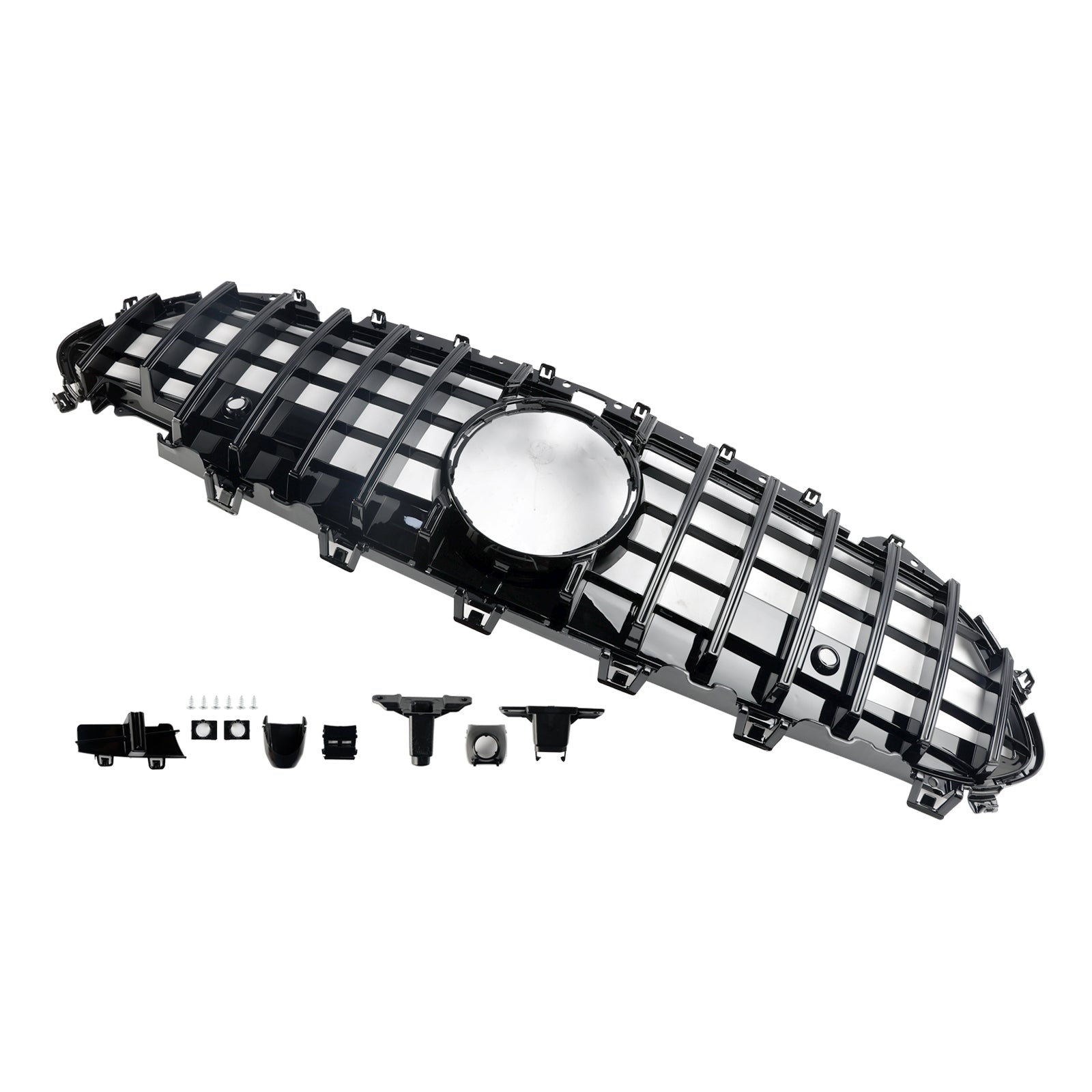 2018 2019 2020 2021 2022 2023 2024 Mercedes CLS C257 W257 Coupe Black Front Bumper Grill Grille