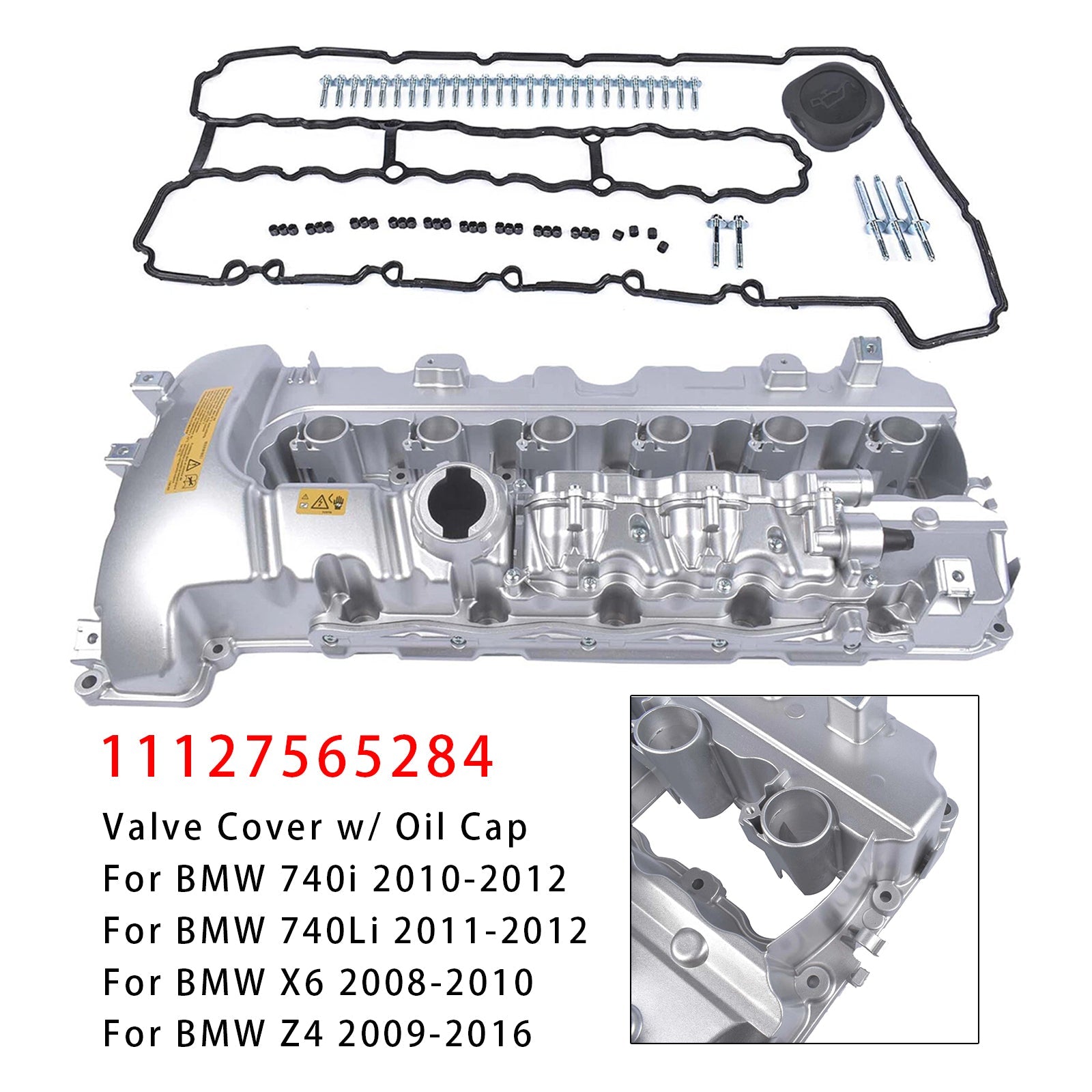 11127565284 Valve Cover For BMW 335i | 2011-2013 BMW 335is 2007-2010