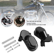 Rear Axle Cover Nut Bolt Cap For Sportster 1200 XL1200C 883 2005-2017 Black