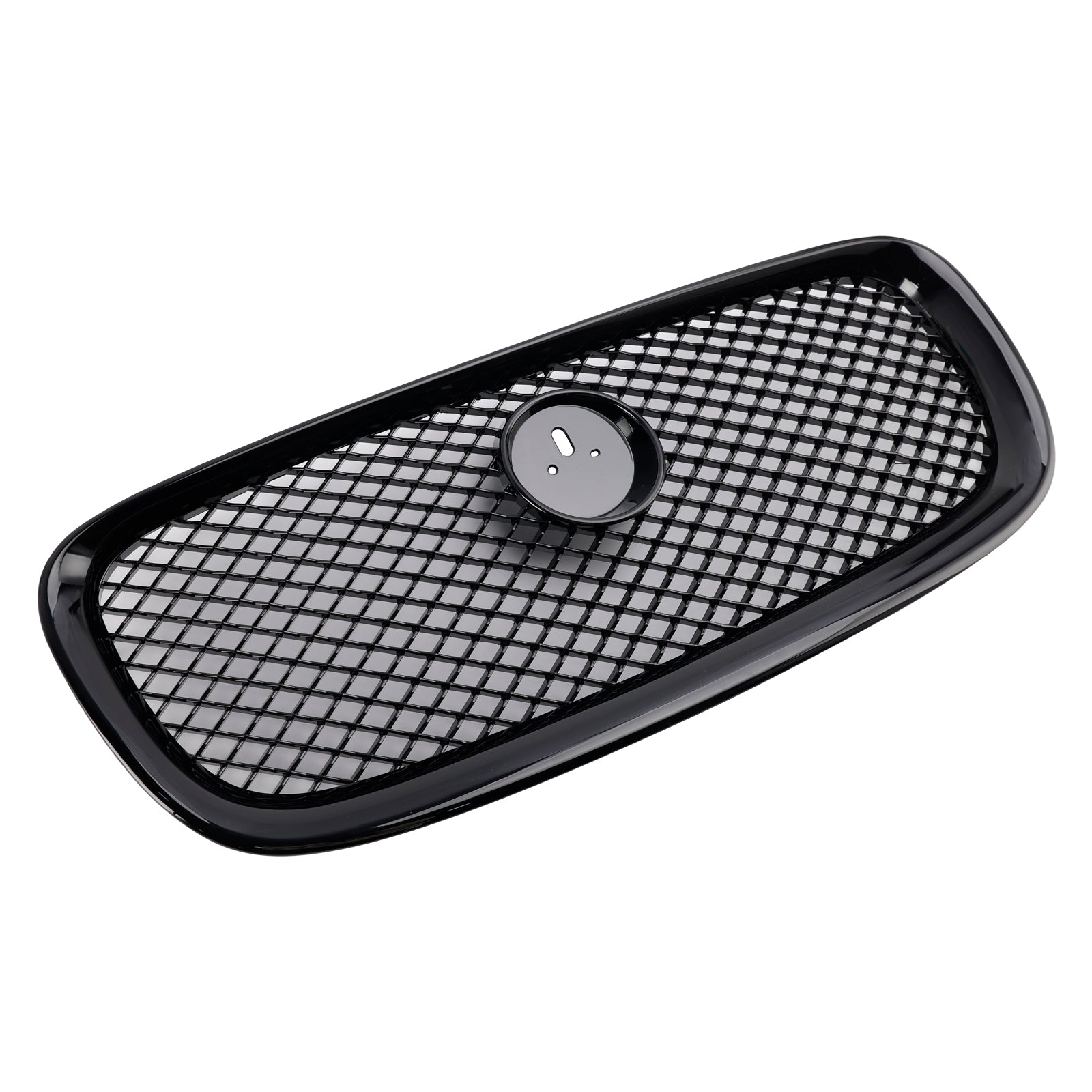 2012-2015 Jaguar XF XF-R Style Front Bumper Grill Grille Gloss Black