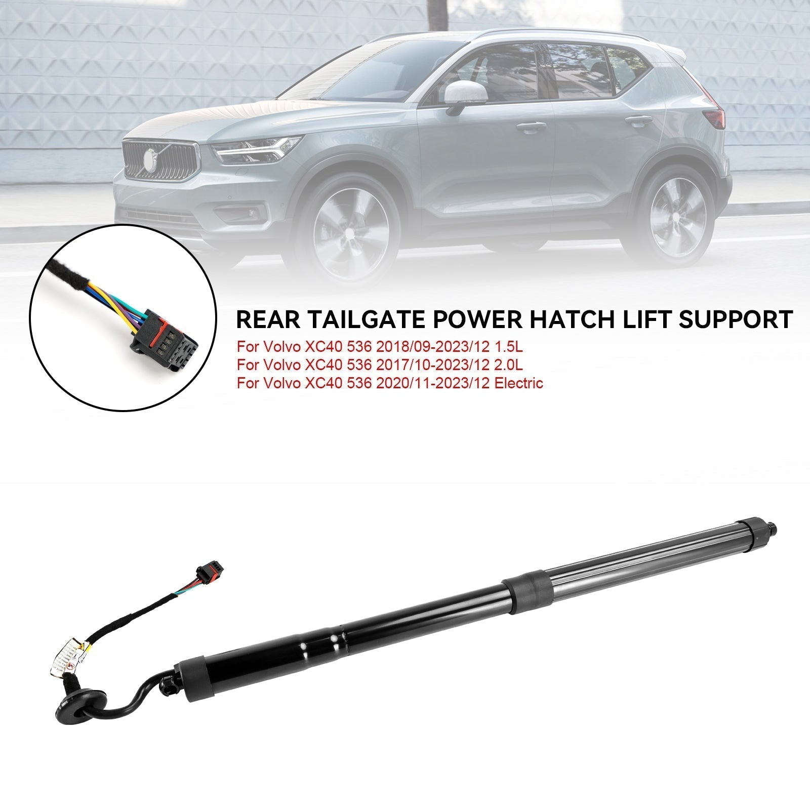 2020/11-2023/12 Volvo XC40 536 Electric Rear Left Electric Tailgate Gas Strut 32296296