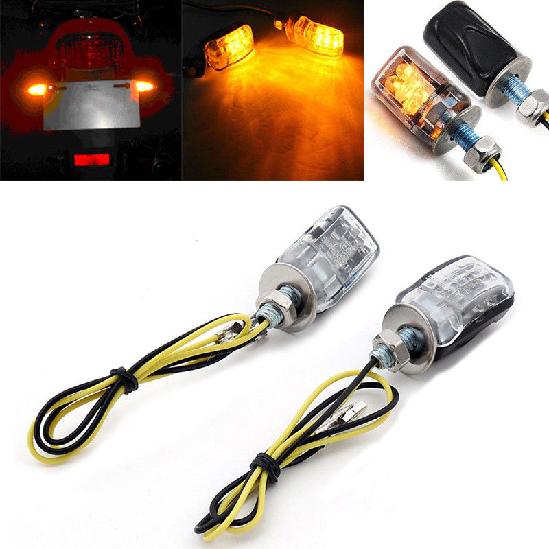 LED Micro Mini Tiny Small Indicators Turn Signals Motorcycle MotorBike