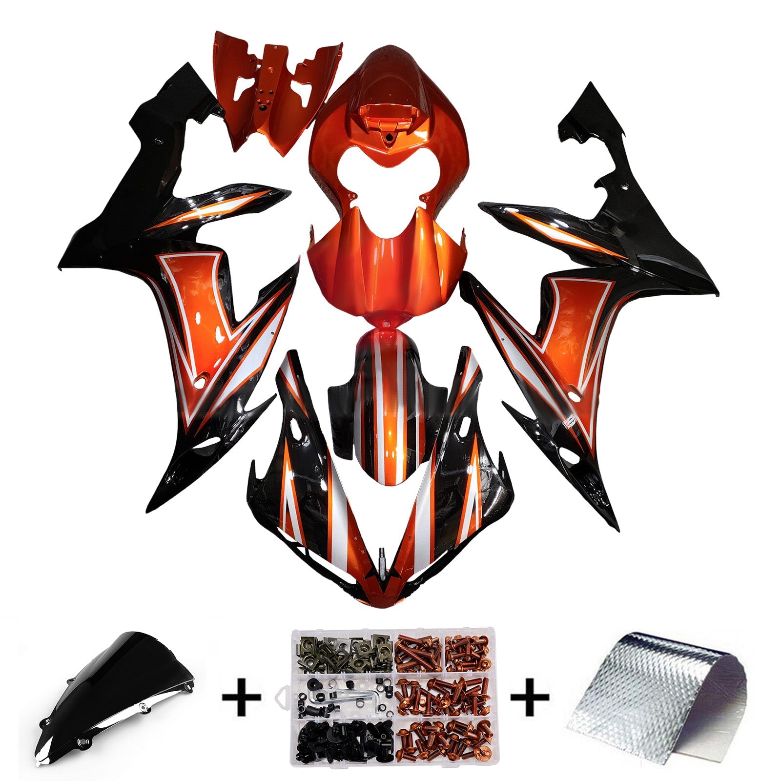 Injection Fairing Kit Bodywork Plastic ABS For Yamaha YZFR1 YZF-R1 2004-2006