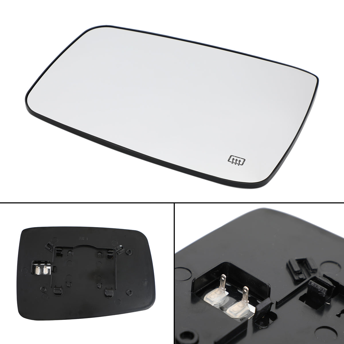 Left Door Side Heated Mirror Glass for Dodge Ram 1500 2500 2009-2018 68050299AA