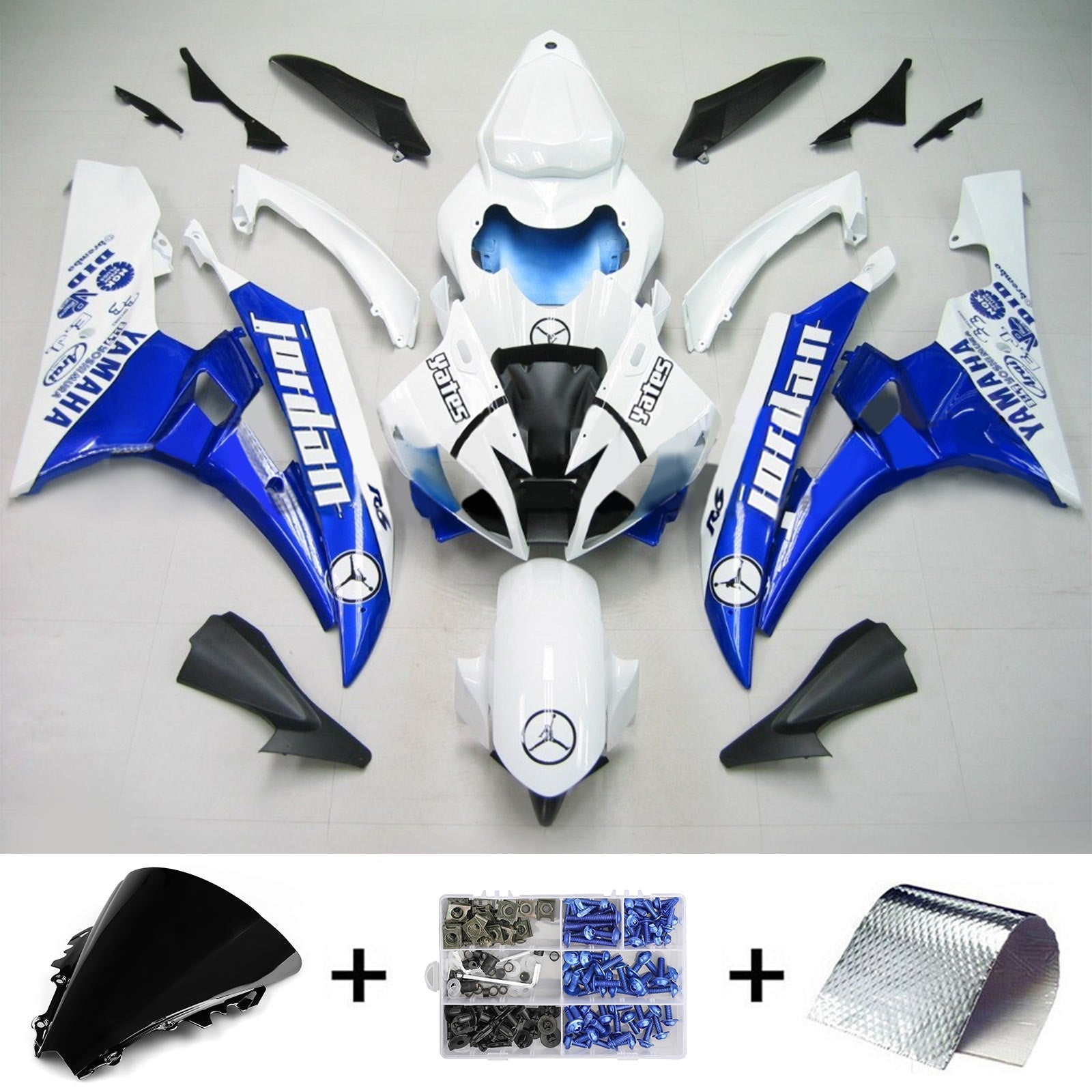 2006-2007 Yamaha YZF 600 R6 Fairing Kit Generic