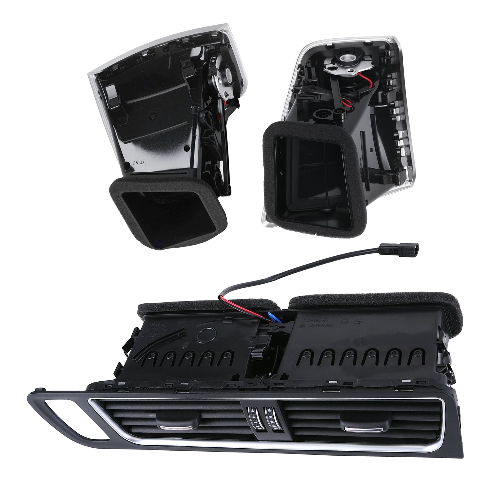 8R1820951 8R1820902 3pcs Center Panel Dash Louver Air Vent A/C Outlet For Audi SQ5 3.0L 2009-2017