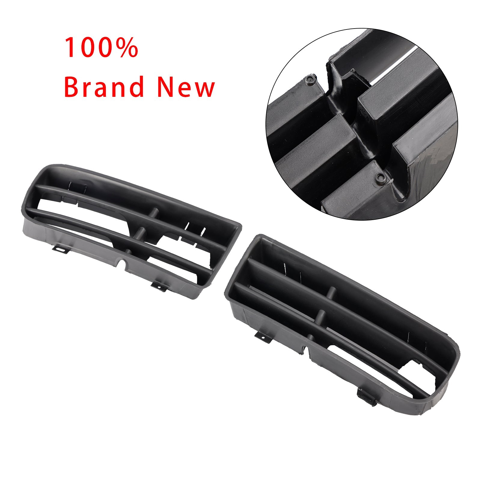 1998-2004 VW Golf IV MK4 1 Pair Front Bumper Fog Light Grill Cover Bezel 1J0853665B 1J0853666E