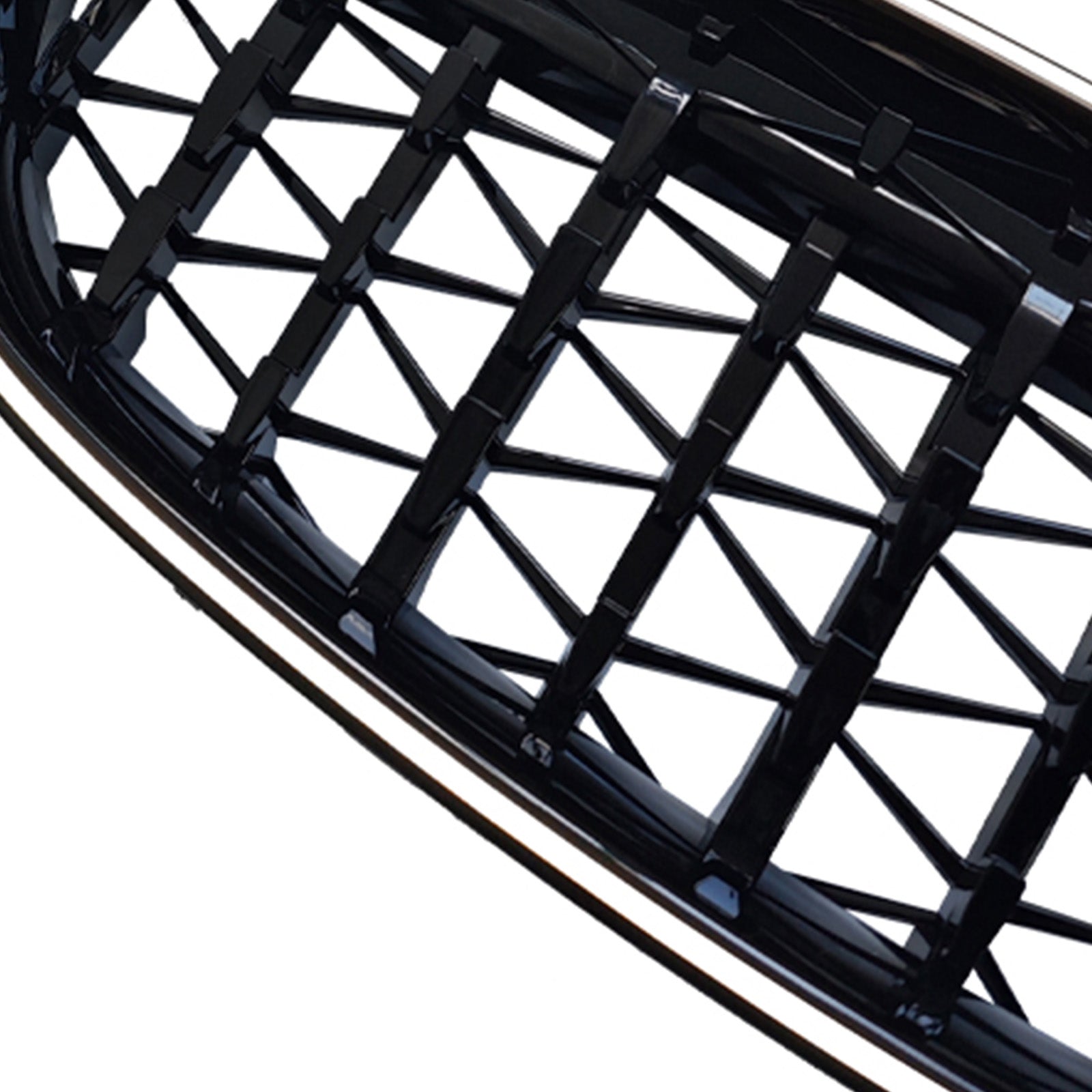 11.2009-02.2017 For BMW 5-Series F11 Touring Gloss Black Kidney Bumper Grill Grille 51137200727 51137200728