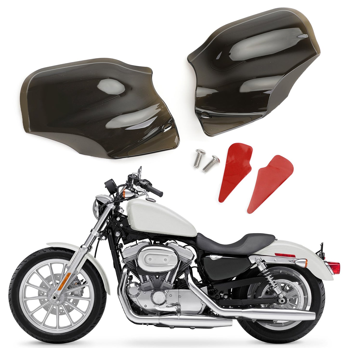 Sportster 14-18 XL 883 1200 Mid-Frame Air Heat Deflector Trim Accents Shield