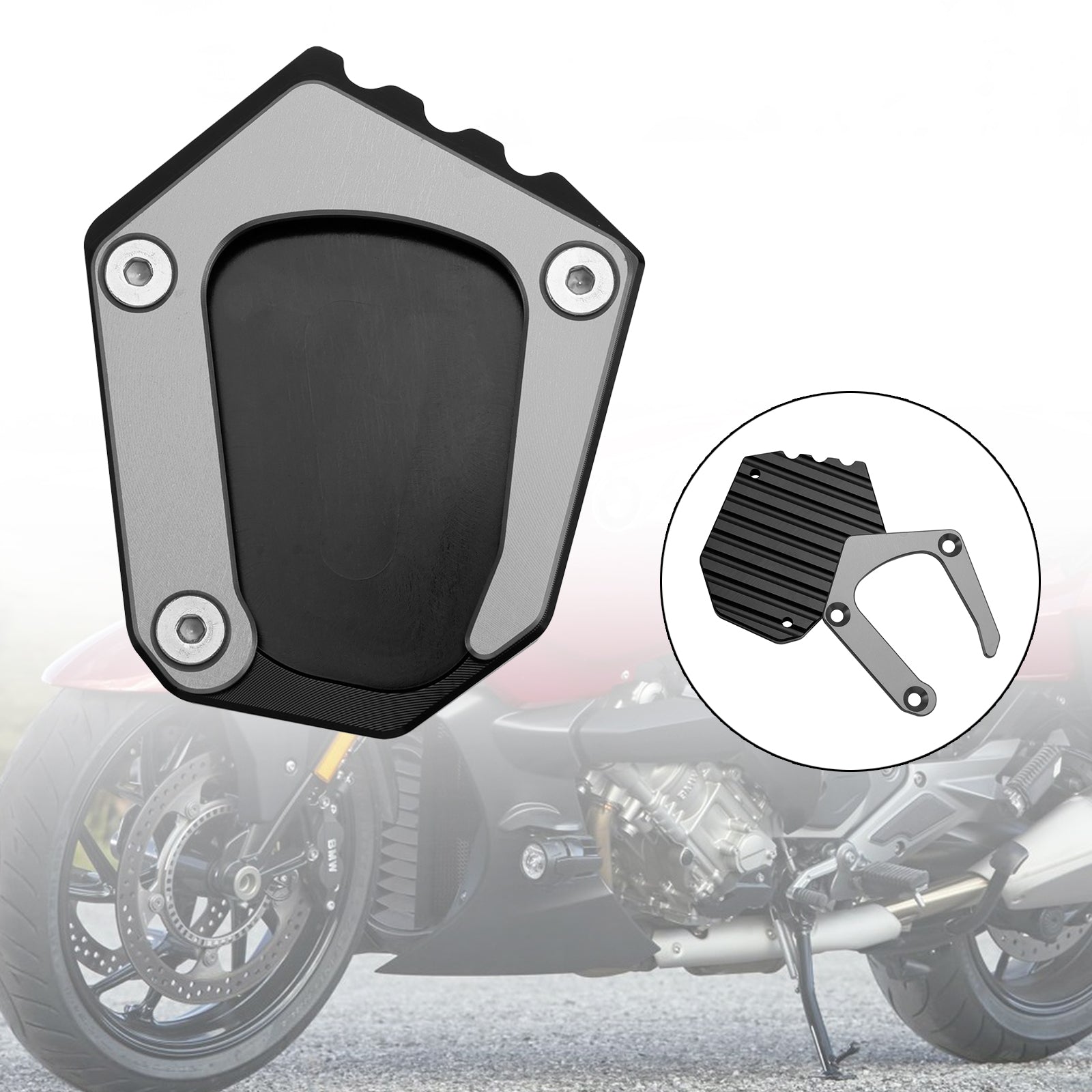 2016-2022 BMW K1600 Kickstand Enlarge Plate Pad
