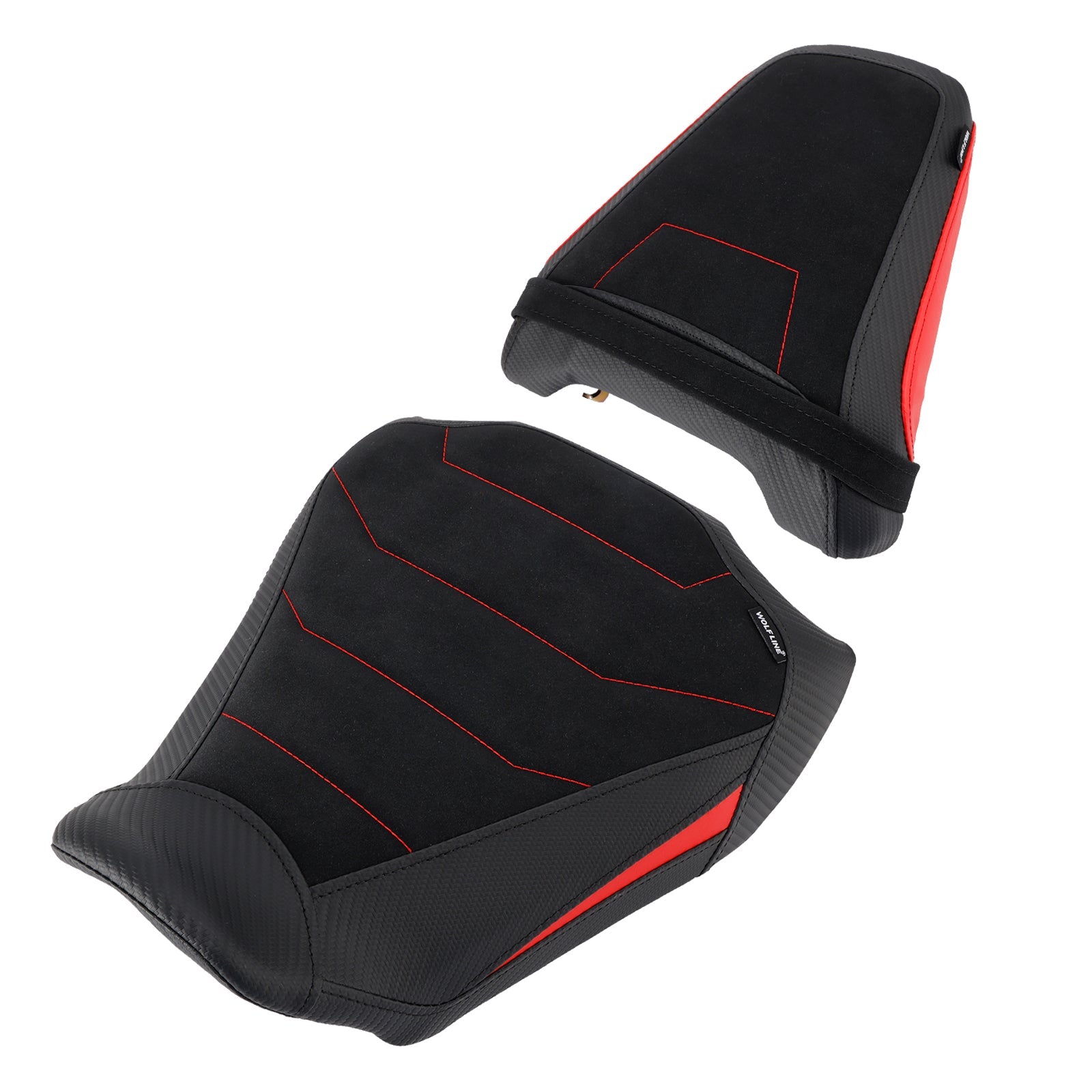 2024-2025 For Honda Cb650R Cbr650R Lower Front W/ Rear Seat Driver Pillion Red2
