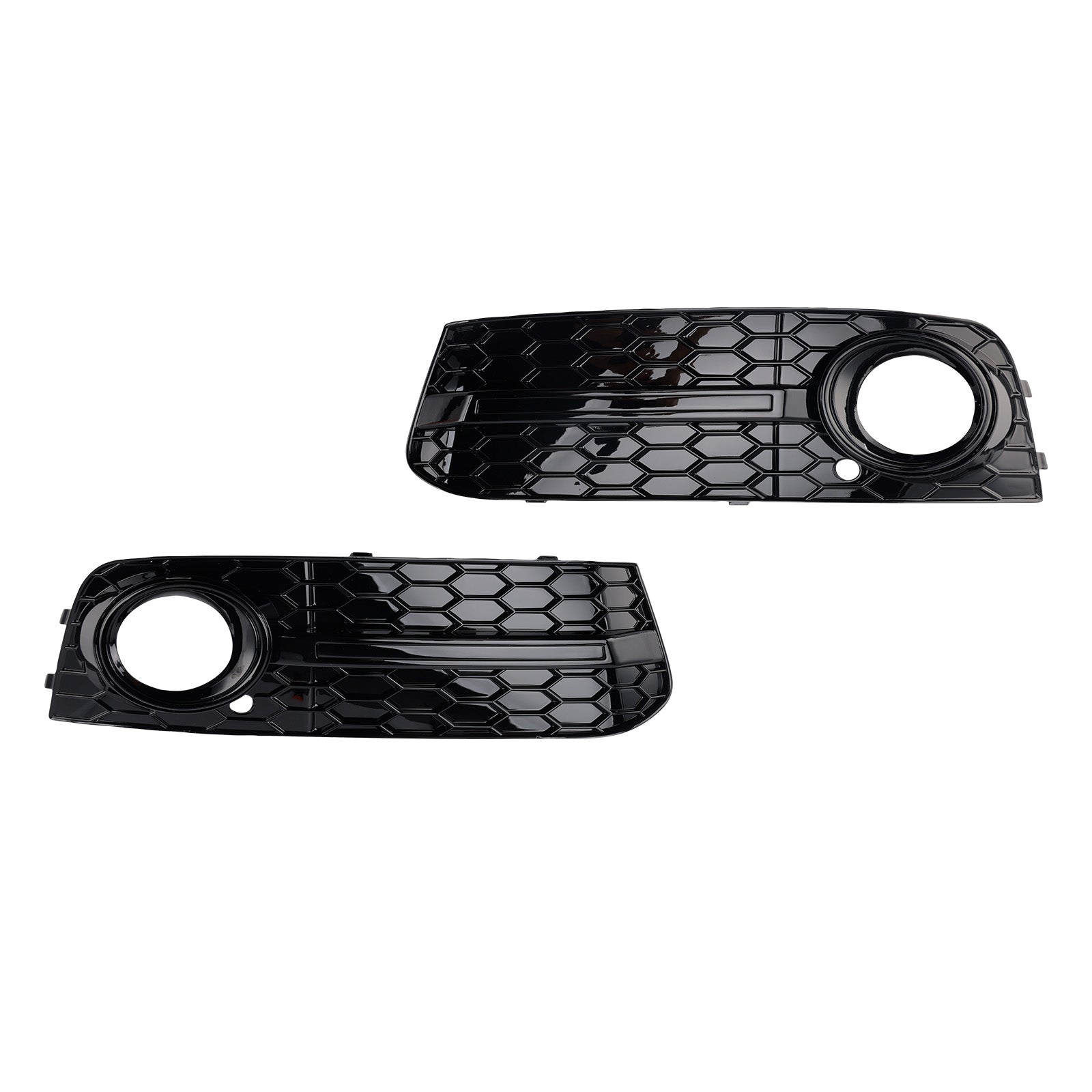 2PCS Front Honeycomb Fog Light Grill 8KD807681 Fit Audi A4 B8 2009-2012