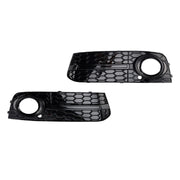 2PCS Front Honeycomb Fog Light Grill 8KD807681 Fit Audi A4 B8 2009-2012