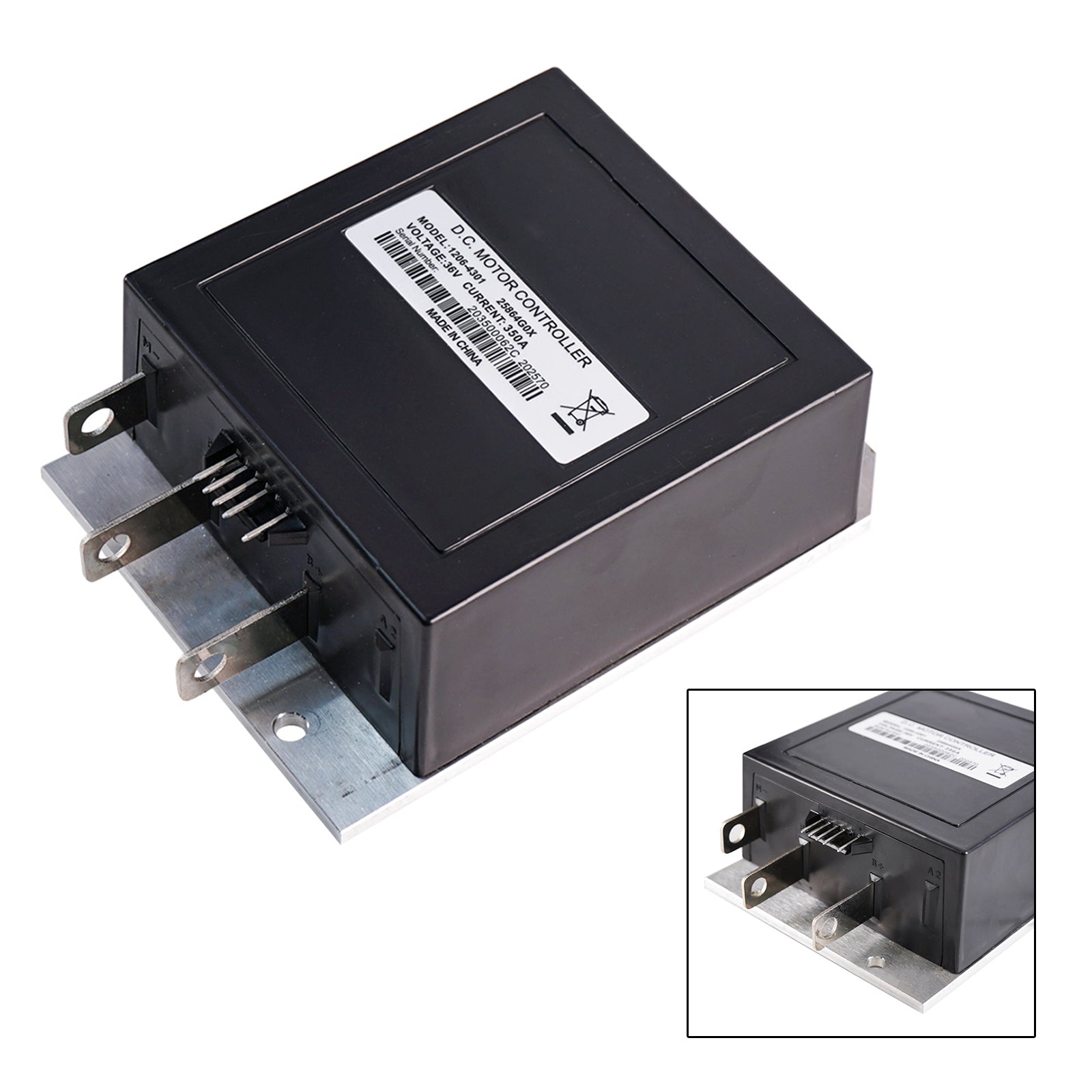 For 1994-2019 E-Z-GO Medalist and TXT Carts with Series Motor 1206-4301 5 Pin Speed Controller