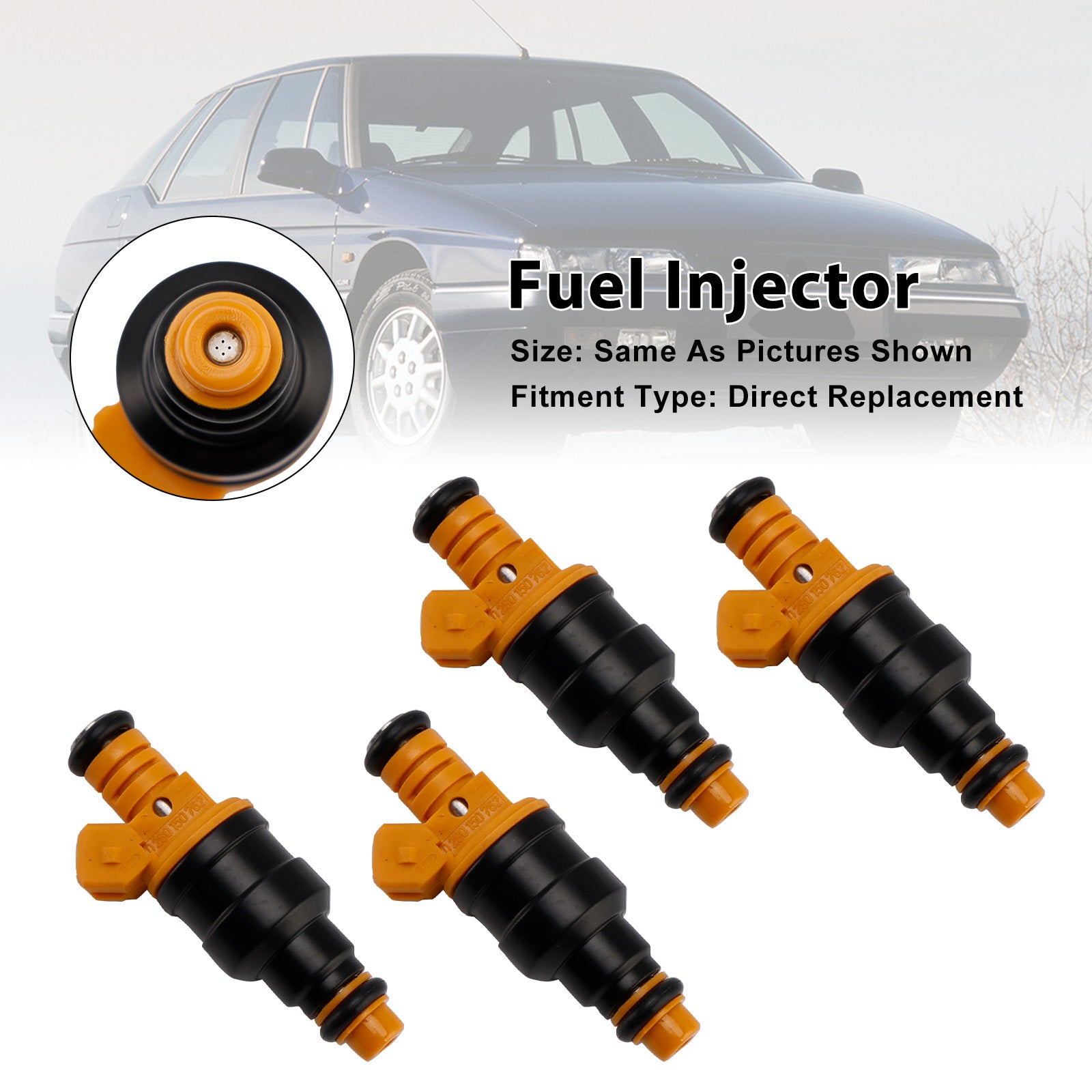 4Pcs Fuel Injector For Peugeot 205 405 Opel Vectra Citro?n BX Volvo 0280150762