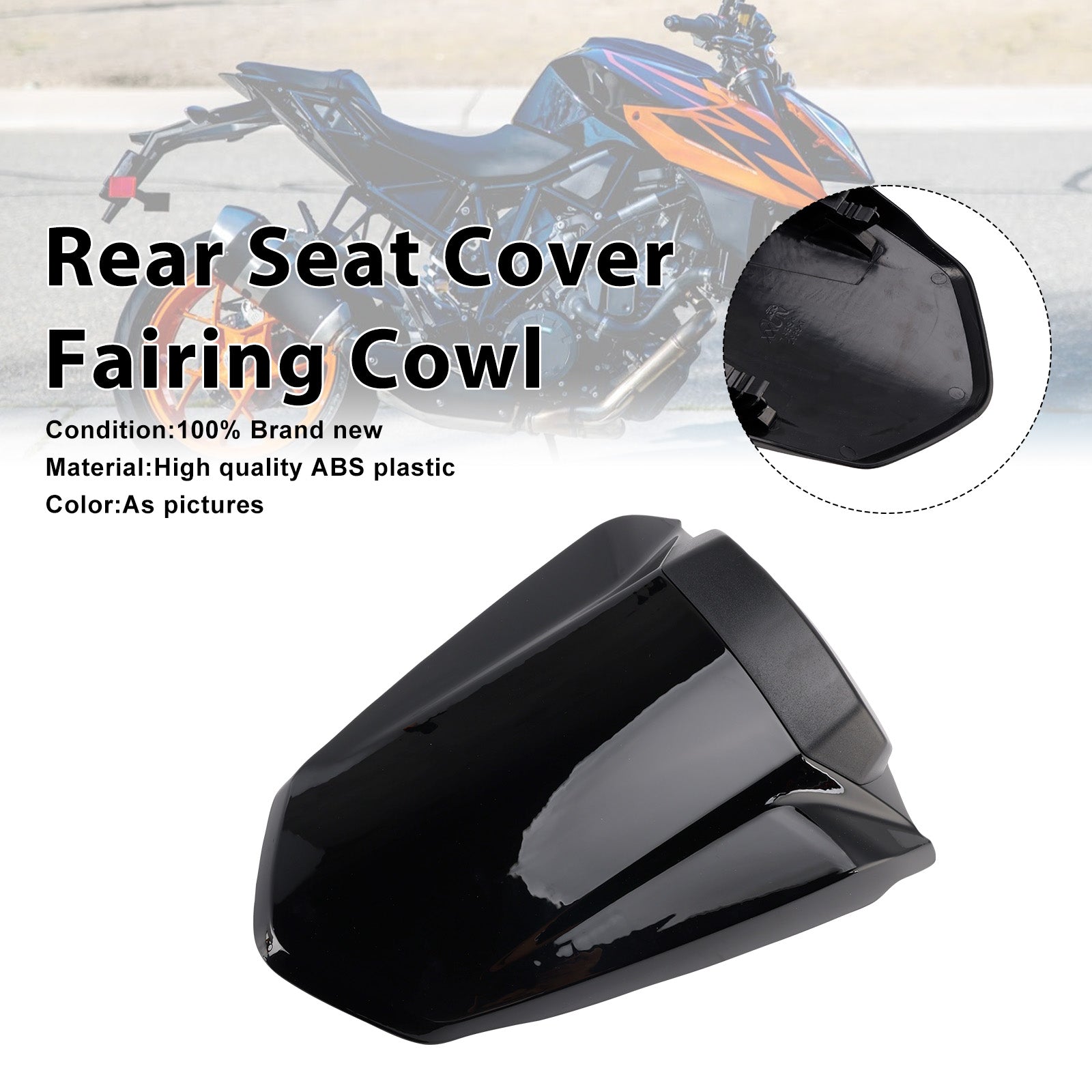2014-2019 For 1290 Super Duke R Rear Pillion Seat Cover Fairing Cowl