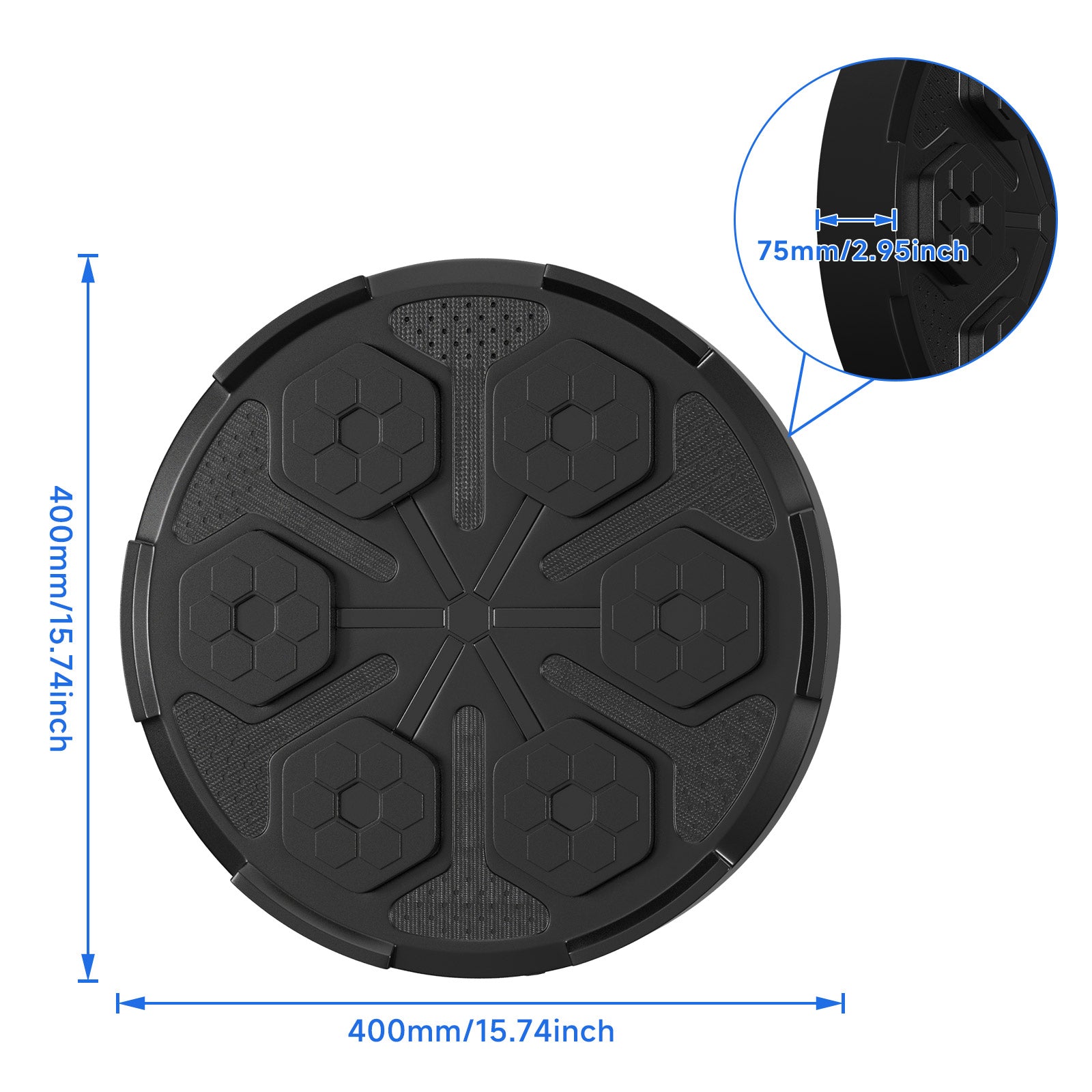Wall Mount Boxing Training Target Fitness Shaping Rechargeable Bluetooth Music Indoor React Exercise Machine
