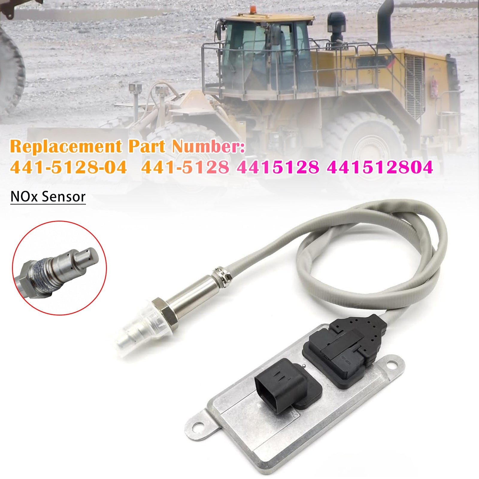 Nitrogen Oxide Nox Sensor 441-5128-04 441-5128 Fits For CaterPillar 6 pins