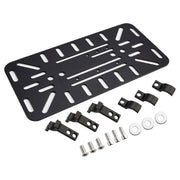 Universal Symmetrical Side Saddlebag Mounting Bracket Kit Black For Motorbike