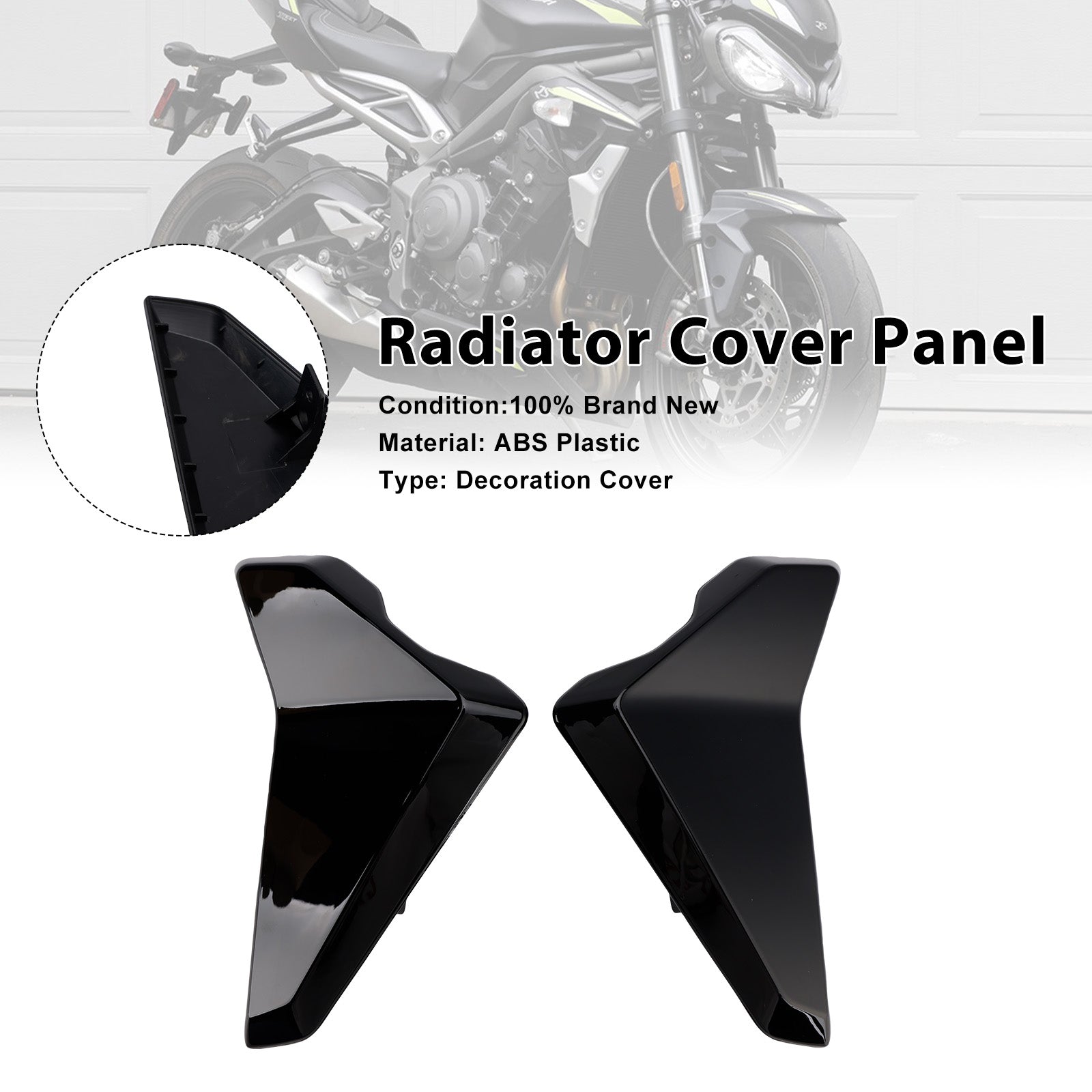 2023-2025 Street Triple 765 R/RS Radiator Side Cover Fairing Panels