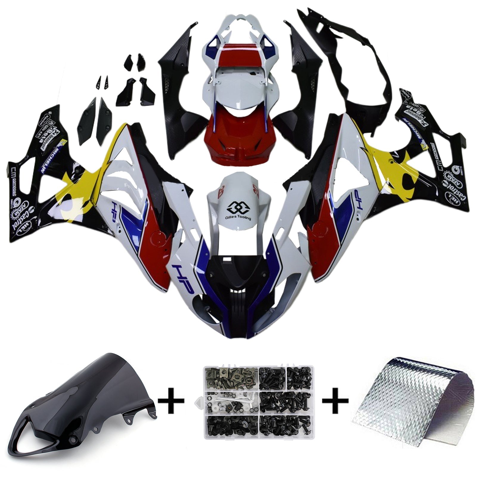 2009-2014 BMW S1000RR Fairing Kit Bodywork Plastic ABS