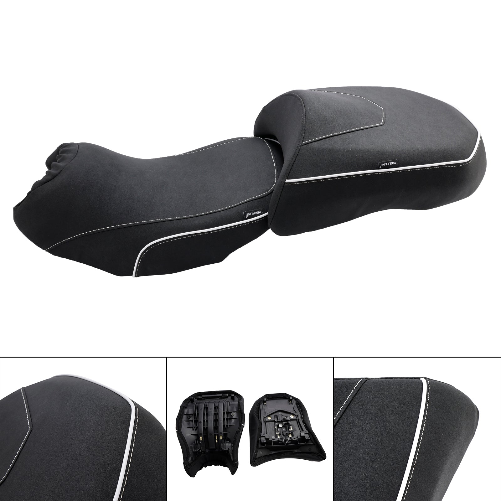 2014-2018 BMW R1200GS/GS ADV Replace Front Rear Driver Passenger Seat Black