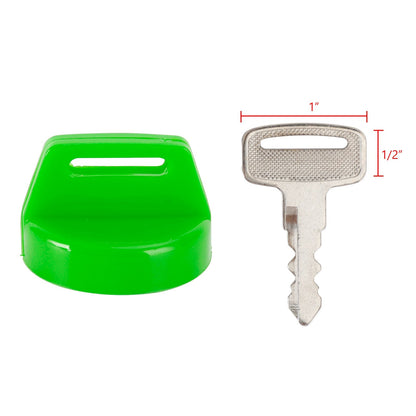 5PCS Green Ignition Key Cover w/Nut For Polaris RZR XP 570 800 900 1000 5433534 Generic