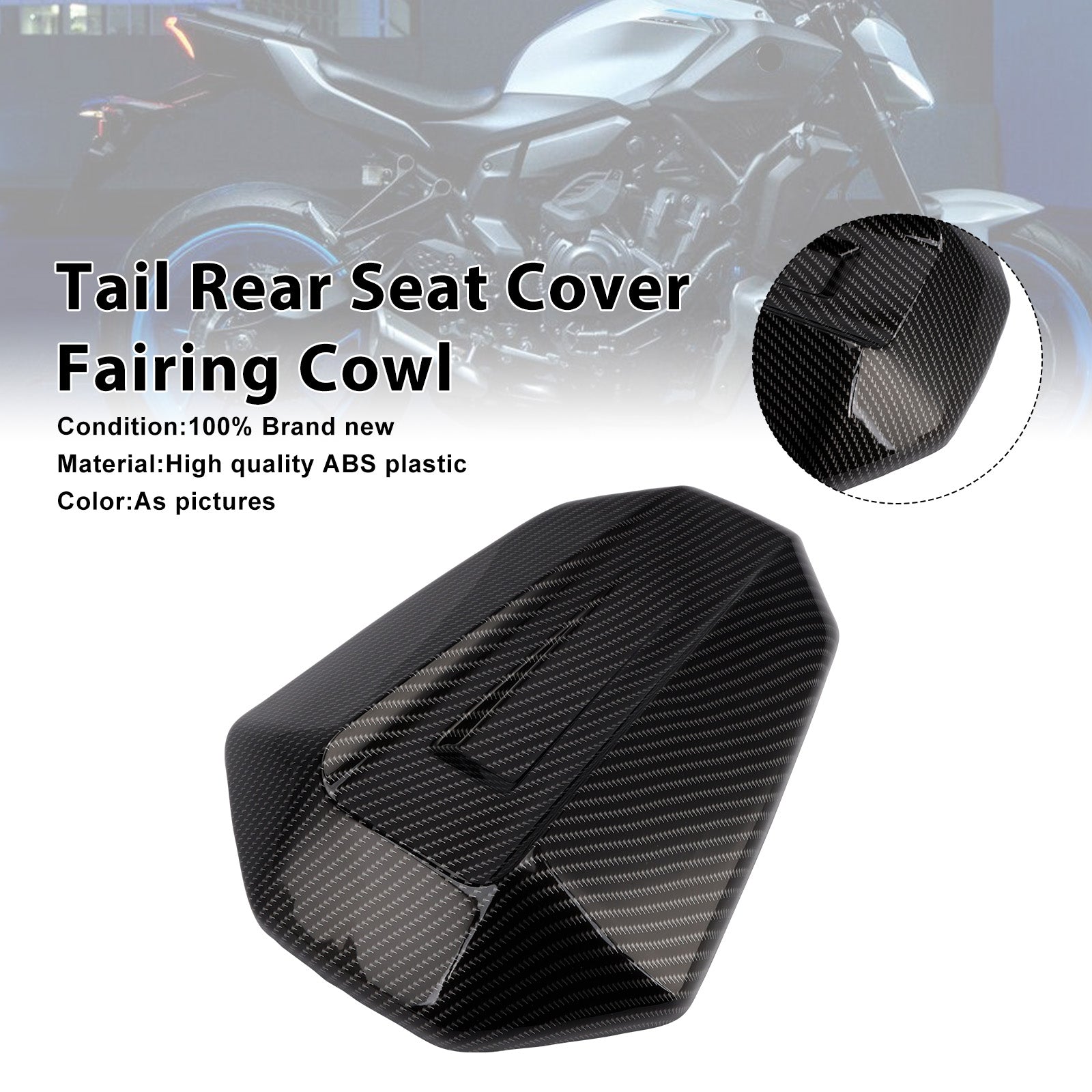 2025-2026 Yamaha MT-07 MT07 Tail Rear Seat Cover Fairing Cowl