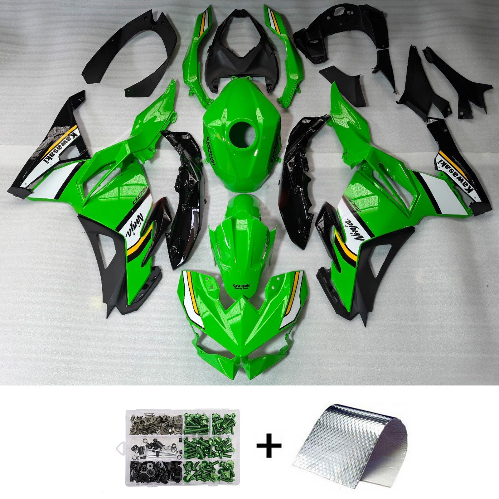 Injection Fairing Kit Bodywork ABS fit For Kawasaki Ninja 500 2024-2025