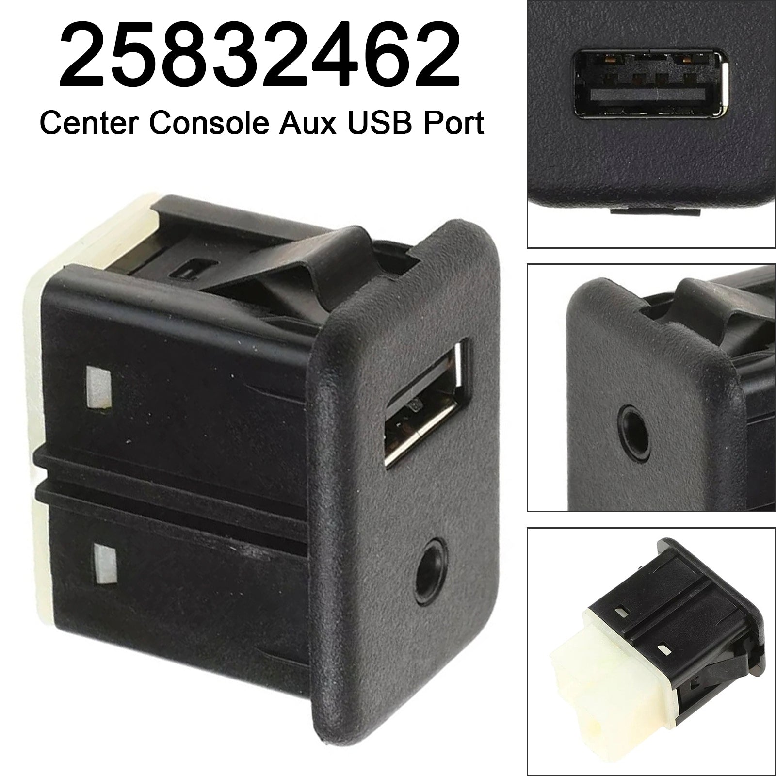 Center Console Aux USB Port 25832462 for Camaro 2010 2011 2012 2013 2014 2015