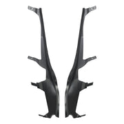 L+R Pair Upper Headlight Cover Strip Set Für BMW 3 E46 COUPE CABRIO LCI