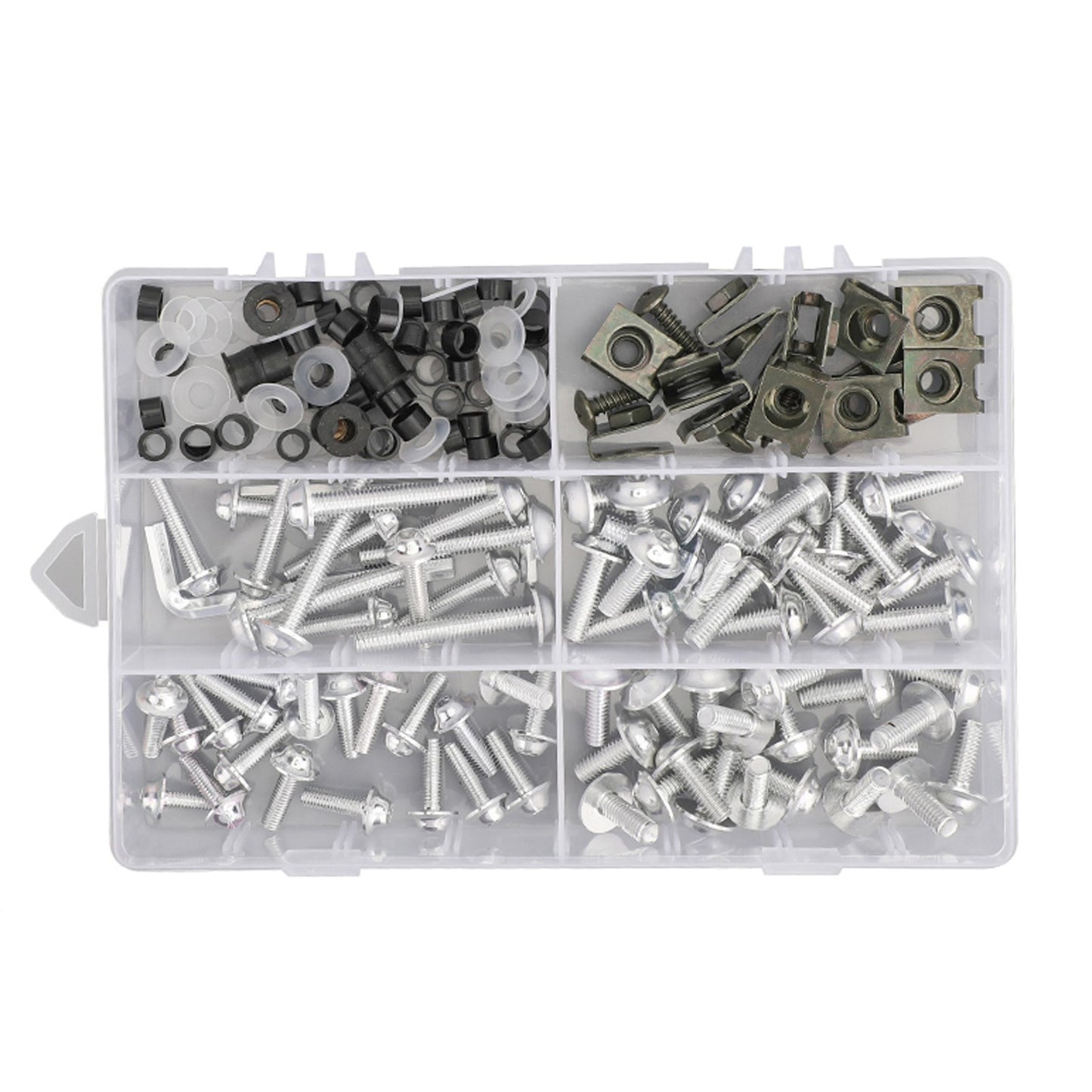 177X Fairing Fender Fastener Kit Body Work Screws Bolts Washers Motorcycle SIL