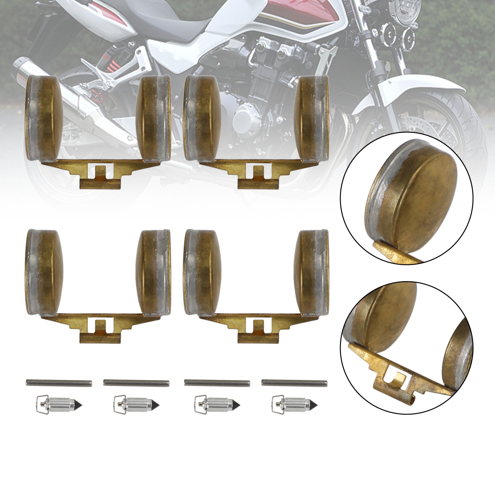 Honda CB100 CB350 XL100 XL125 XL175 SL100 4X Carburetor Repair Kit Float