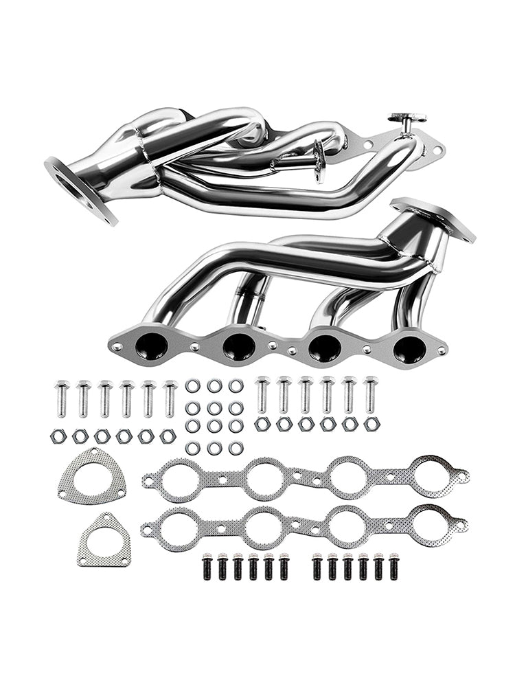 Header Manifold Exhaust Fit Chevy Silverado 1500HD 2001-2003 Fit GMC Sierra 1500