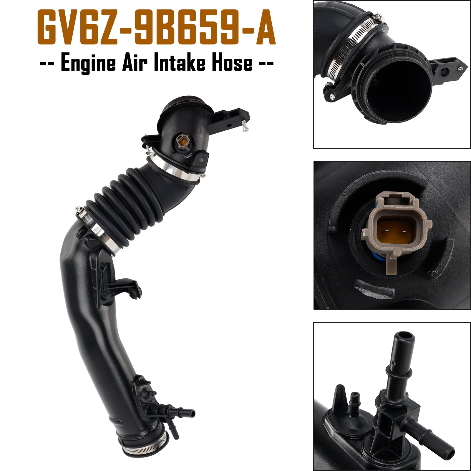 2017-2019 for Lincoln MKC Ford Escape GV6Z-9B659-A Engine Air Intake Hose