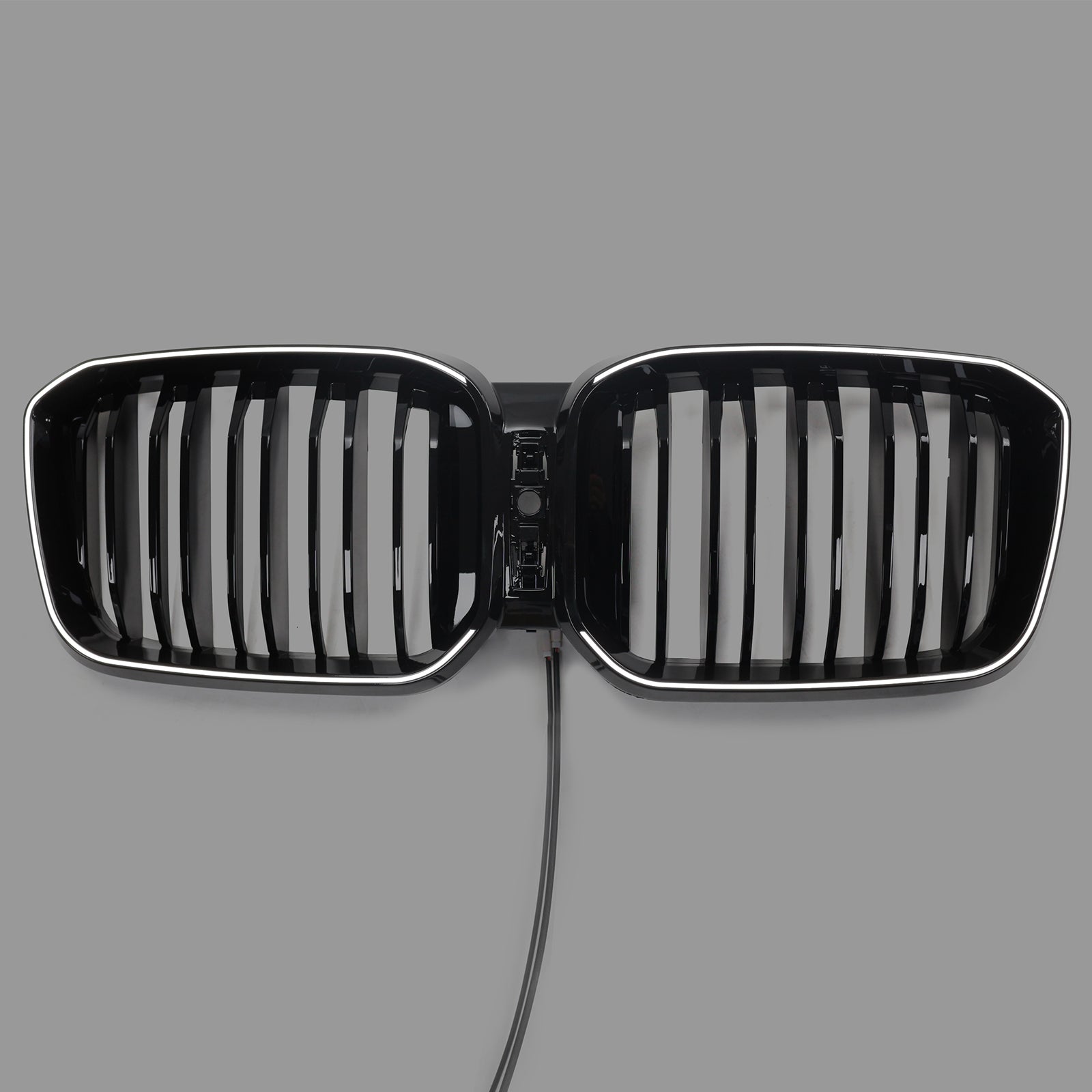 2022-2025 BMW X3 G01 X4 G02 Double Slat Glossy Black Bumper Kidney Grille