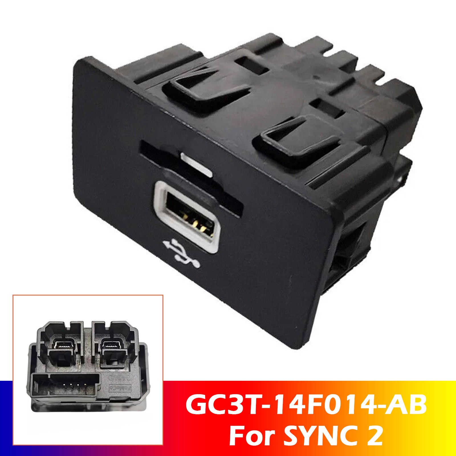 USB Media Hub W/ for SD Card Module for Ford for SYNC 2 GC3T-14F014-AB
