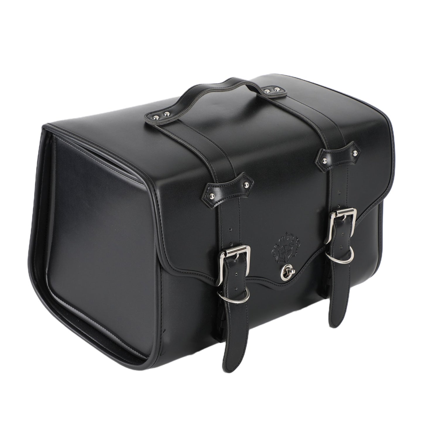 PU Leather Motorcycle Solo Swingarm Side Tool Bag Saddlebag